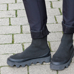 ISSEY Miyake Bounce Fit Boot Damen Stiefelette schwarz