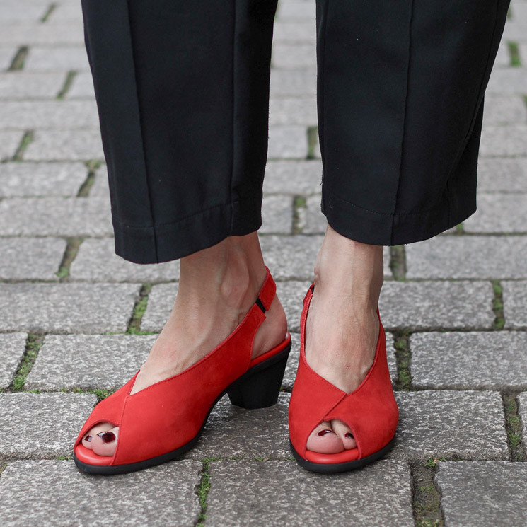 Arche, Soraly Damen Absatz-Sandale, rot