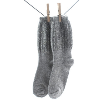 Crönert 15408 Wolle-Mohair-Kashmir Socke Damen grau