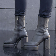 OCS Openclosedshoes Virgi 02 Womens heeled Boots black