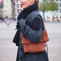 Ellen Truijen 4 Ways Womens Shoulder Bag auburn