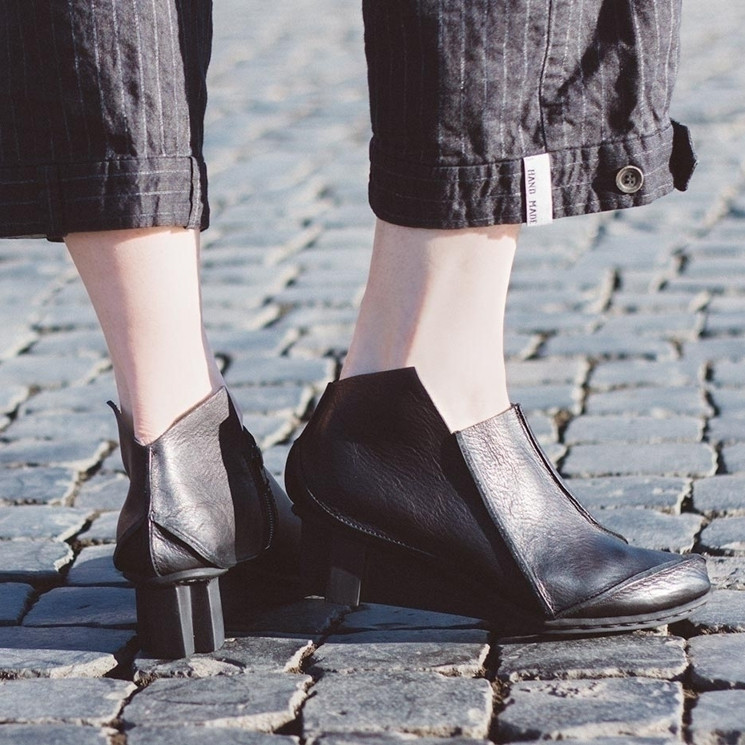 Trippen Coal f x+os Womens Slip-on Shoes black
