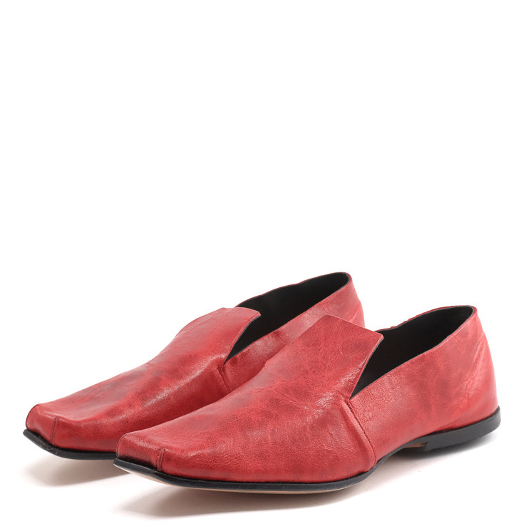 CYDWOQ Battens Womens Loafer red