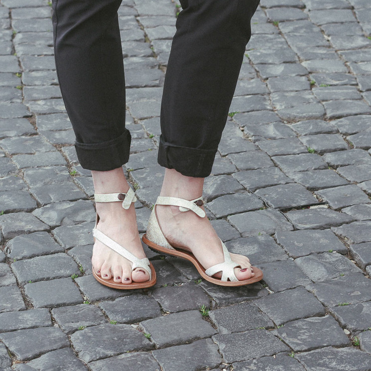 CYDWOQ Tomcat Womens Sandals gold