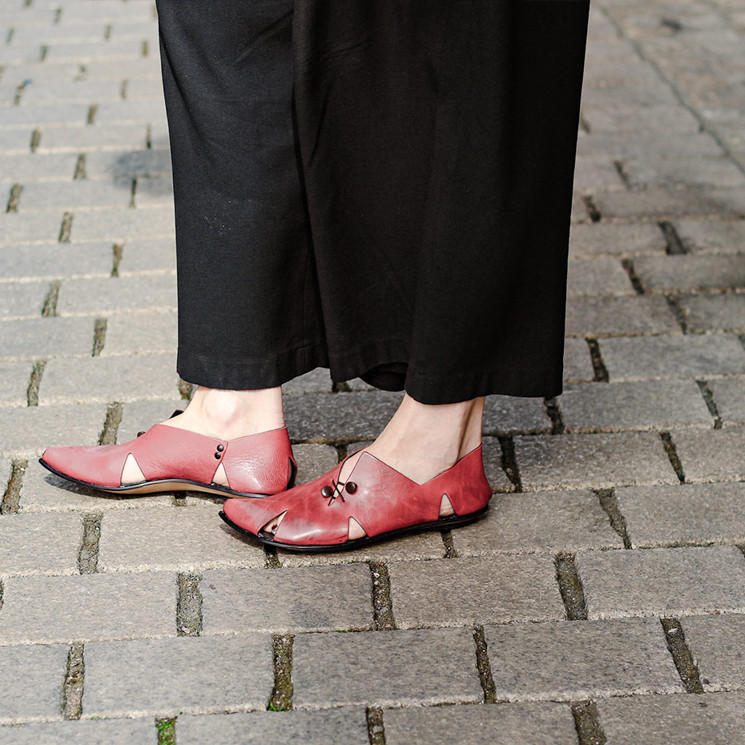 CYDWOQ Pavillion Womens Sandals red