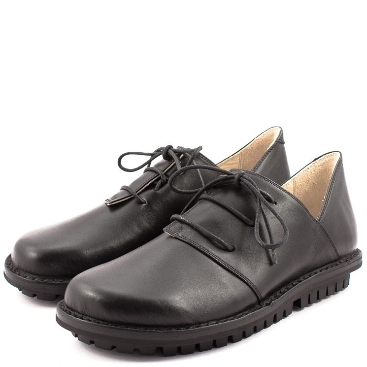 Trippen Haferl m Closed Mens Lace-up Shoes black