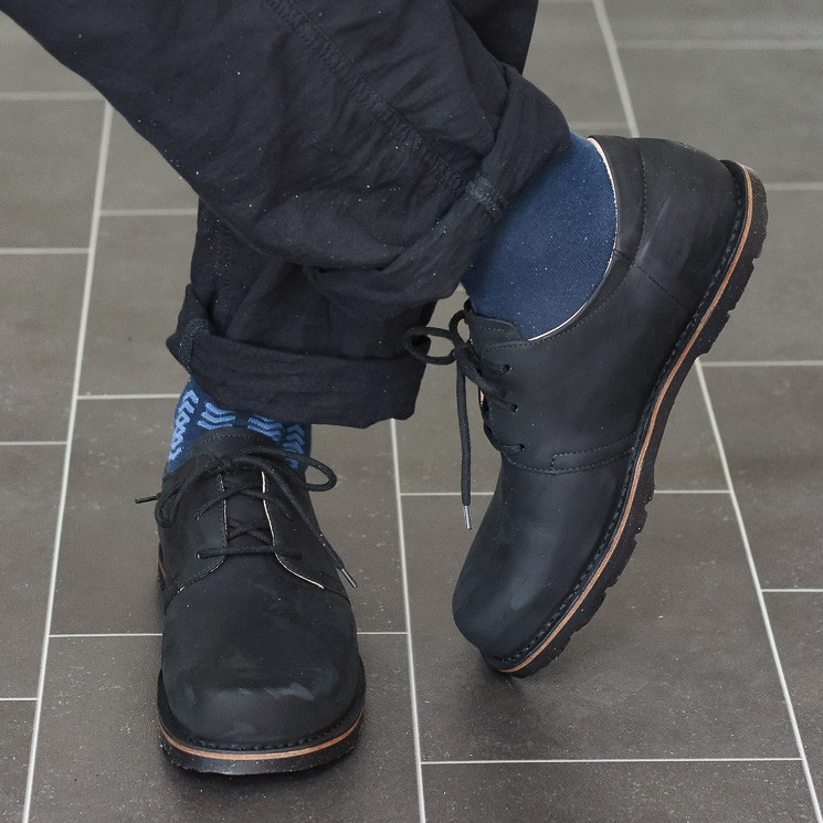 Waldviertler Werkstätten Ansa G Mens Lace-up Shoes black