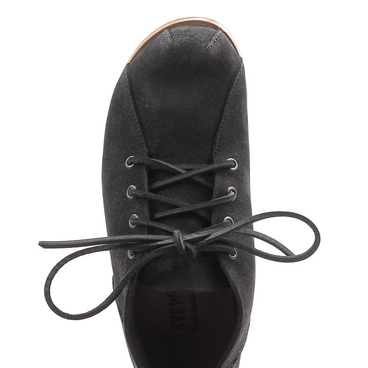 Men’s Leather Suede Sneakers Shoes Black