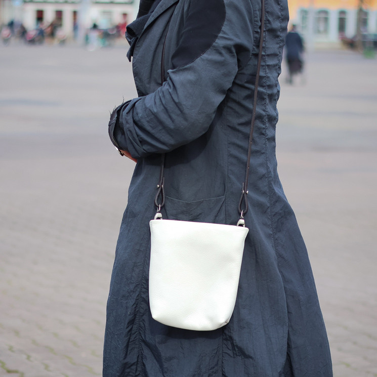 Ellen Truijen, All Ways Strapped Women's Shoulder Bag, antique white