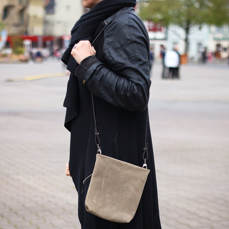 Ellen Truijen, All Ways Strapped Women's Shoulder Bag, smog
