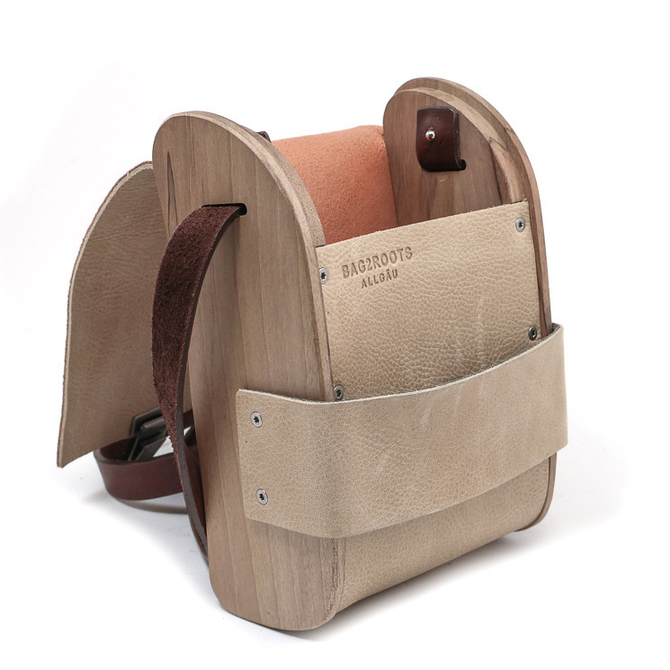 BAG2ROOTS Tasche Medium on edge Unisex Shoulder Bag beige