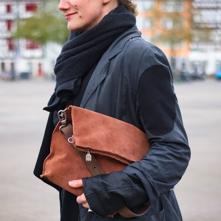 Ellen Truijen, 4 Ways Women's Shoulder Bag, auburn