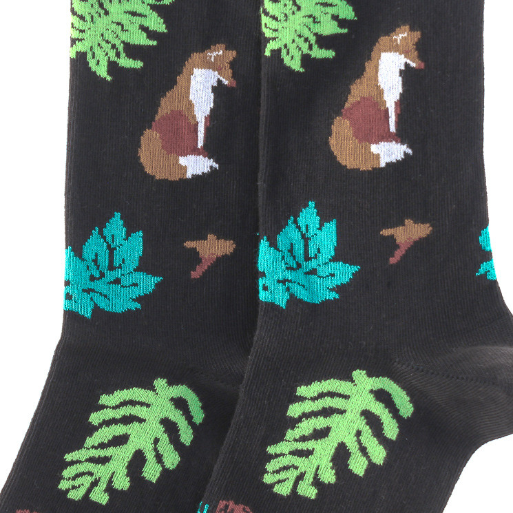 Crönert 18206 Womens Long Socks Fox Lisa black