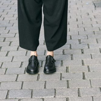 Trippen Transform f Closed Womens Slip-on Shoes black