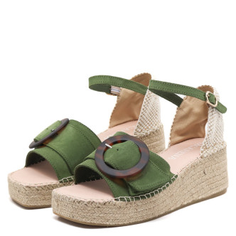 macarena Anisa 5 Womens Platform Sandals green