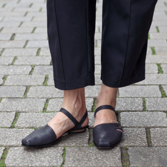 CYDWOQ Net Womens Sandals black