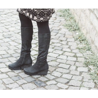 Trippen Dart Splitt Womens Boots black