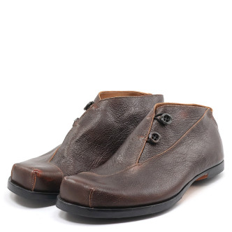 CYDWOQ Torch Mens Slip-on Shoes dark brown