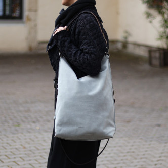 Ellen Truijen 4 Big Ways Womens Shoulder Bag light grey