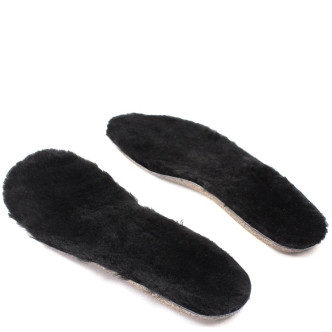 Trippen Footbed Closed Original with Sheepskin Womens black