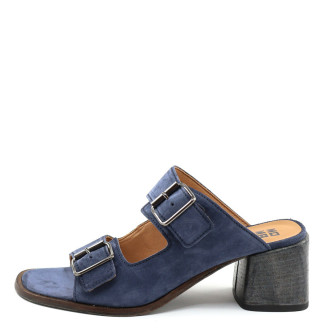 MOMA 1GS461-OW Women´s Heeled Slippers blue
