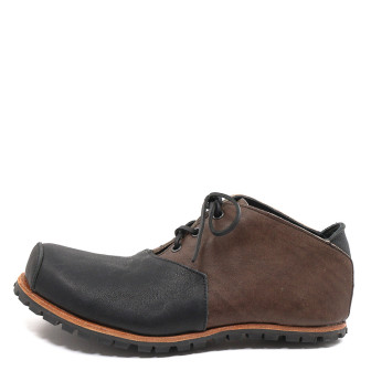 CYDWOQ, Inventive Vibram Menïs Lace-up Shoes, black-brown