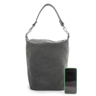 Ellen Truijen, Chunky M Women's Shoulder Bag, dark grey