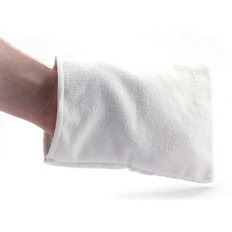 Collonil, microfiber glove, white